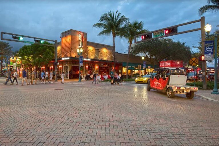 Downtown Delray Beach Florida